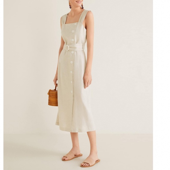 Mango | Dresses | Mango 0 Premium Linen Dress | Poshmark